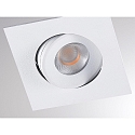 Molto Luce LED Einbaustrahler AGON SQ, eckig, 36�, 5/9W, 2700K, wei�