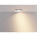 Molto Luce LED Einbaustrahler AGON SQ, eckig, 36�, 5/9W, 2700K, wei�