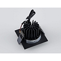 Molto Luce LED Einbaustrahler AGON SQ, eckig, 36�, 5/9W, 2700K, schwarz