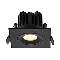Molto Luce LED Einbaustrahler AGON SQ, eckig, 36�, 5/9W, 2700K, schwarz