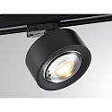 Molto Luce LED 3-Phasen Strahler MAG TRACK, 16W, 3000K, dimmbar, inkl. 3-Phasen-Adapter, schwarz