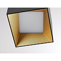 Molto Luce LED Wandleuchte POLUS, 12W, 3000K, schwarz / gold