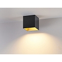 Molto Luce LED Wandleuchte POLUS, 12W, 3000K, schwarz / gold