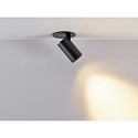 Molto Luce LED Einbaustrahler ELIX MINI R, 6W, 2700K, schwarz