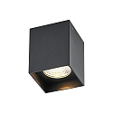 Molto Luce LED Deckenaufbauleuchte AEON SMALL SQUARE, eckig, 8W, 2700K, schwarz