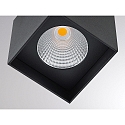 Molto Luce LED Deckenaufbauleuchte AEON SMALL SQUARE, eckig, 8W, 3000K, schwarz