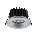 Molto Luce LED Deckeneinbaustrahler CHICCO ROUND, rund, 7W, 2700K, silber matt