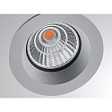 Molto Luce LED Deckeneinbaustrahler CHICCO ROUND, rund, 7W, 2700K, silber matt