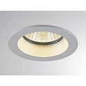 Molto Luce LED Deckeneinbaustrahler CHICCO ROUND, rund, 7W, 2700K, silber matt