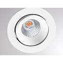 Molto Luce LED Einbaustrahler KALIO ROUND R, rund, 24�, 9W, 3000K, wei�