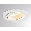 Molto Luce LED Einbaustrahler KALIO ROUND R, rund, 24�, 9W, 3000K, wei�
