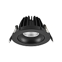 Molto Luce LED Einbaustrahler KALIO ROUND R, rund, 24�, 9W, 3000K, schwarz