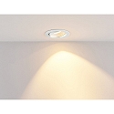 Molto Luce LED Einbaustrahler KALIO ROUND R, rund, 38�, 9W, 2700K, wei�