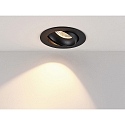 Molto Luce LED Einbaustrahler KALIO ROUND R, rund, 38�, 9W, 2700K, schwarz