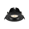 Molto Luce LED Einbaustrahler KALIO ROUND R, rund, 38�, 9W, 3000K, schwarz