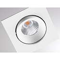 Molto Luce LED Einbaustrahler KALIO SQUARE R, eckig, 24�, 9W, 2700K, wei�