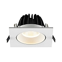 Molto Luce LED Einbaustrahler KALIO SQUARE R, eckig, 24�, 9W, 3000K, wei�