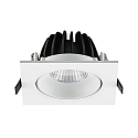 Molto Luce LED Einbaustrahler KALIO SQUARE R, eckig, 38�, 9W, 3000K, wei�