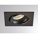 Molto Luce LED Einbaustrahler KALIO SQUARE R, eckig, 38�, 9W, 3000K, schwarz