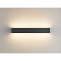 Molto Luce LED Outdoor Wandleuchte LINE 50 DOUBLE, direkt/indirekt, 20W, 2700/3000K, anthrazit