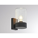 Molto Luce Outdoor Wandleuchte WILLIAM W, E27, anthrazit / Glas klar
