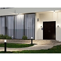 Molto Luce Outdoor Deckenleuchte WILLIAM SD, E27, anthrazit / Glas wei�
