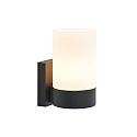 Molto Luce Outdoor Wandleuchte WILLIAM W, E27, anthrazit / Glas wei�