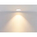 Molto Luce LED Einbaustrahler IVY ROUND, rund, 20�, 7W, 3000K, wei� matt