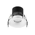 Molto Luce LED Einbaustrahler IVY ROUND, rund, 40�, 7W, 3000K, wei� matt