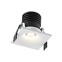 Molto Luce LED Einbaustrahler IVY SQUARE, eckig, 20�, 7W, 3000K, wei� matt