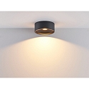 Molto Luce LED Deckenleuchte CARMI, 13W, 2700K, schwarz matt