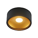 Molto Luce LED Deckenleuchte CARMI, 13W, 3000K, schwarz/gold