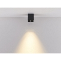 Molto Luce LED Deckenaufbauleuchte LIRO SD, eckig, 30�, 10W, 3000K, schwarz matt