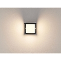 Molto Luce LED Outdoor Wandleuchte FYNN C W, 10W, 3000K, anthrazit matt