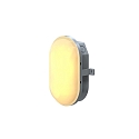 Megatron damp-proof luminaire ZELLA NEO oval, impact resistant, switchable, multipower IP54, grey 