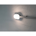 Megatron damp-proof luminaire ZELLA NEO oval, impact resistant, switchable, multipower IP54, grey 