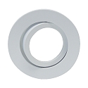 Recessed ring DECOCLIC, round, IP20, opening  6.8cm, 230V / 12V, swiveling, incl. GU10- and GU5.3 socket, white