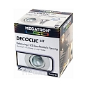 Recessed ring set DECOCLIC, round, opening  6.8cm, incl. socket + MM26622, white
