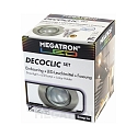 Downlight DECOCLIC rotondo, dimmerabile GU10 IP23, ferro spazzolato 