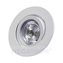 Recessed ring set DECOCLIC DUALBEAM + U-DIM, round, opening  6.8cm, incl. socket + MM26712, white