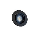 Luce da incasso DECOCLIC KOIN DIM rotondo, girevole, Set di 1 IP20, nero dimmerabile 7,6W 550lm 3000K 38 38 CRI > 97