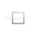 Magnetische Zierblende COVER UP zu LED Deckenleuchte PANO DIM CCT SQUARE, Stahl gebrstet, fr 29 x 29cm (MT76117)