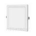 LED ceiling luminaire PANO DIM CCT SQUARE, IP20, dimmable, white, 21.5 x 21.5cm, 18W 3000-6500K 1700lm