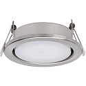Luce da incasso MEGATRON PLANEX GX53 IP20, Acciaio inossidabile, laccato
