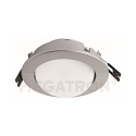 Recessed ring PLANEX, IP20,  11cm, 230V AC, GX53 max. 6.5W, swiveling 20, silver