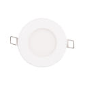 ceiling recessed luminaire PANEL FLAT 85 R SCCT MP round, CCT Switch, switchable, multipower IP44, white 