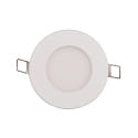 ceiling recessed luminaire PANEL FLAT 85 R SCCT DIM C round, CCT Switch, dimmable IP44, white dimmable