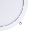 nobilé Panneau à LED FLAT 300 R rond, UGR < 19, adapté aux postes de travail avec écran, 10W 1150lm 4000K CRI 80 nobilé Panneau à LED FLAT 300 R rond, UGR < 19, adapté aux postes de travail avec écran, 10W 1150lm 4000K CRI 80