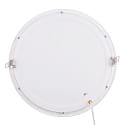 nobil ceiling recessed luminaire PANEL FLAT 300 R SCCT MP flat, switchable, multipower IP44, white 