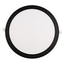 ceiling recessed luminaire PANEL FLAT 300 R SCCT DIM C flat, rigid, dimmable IP44, black dimmable